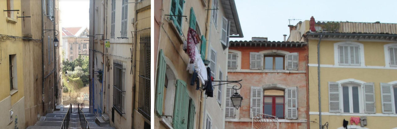 ruelles du quartier historique du panier
